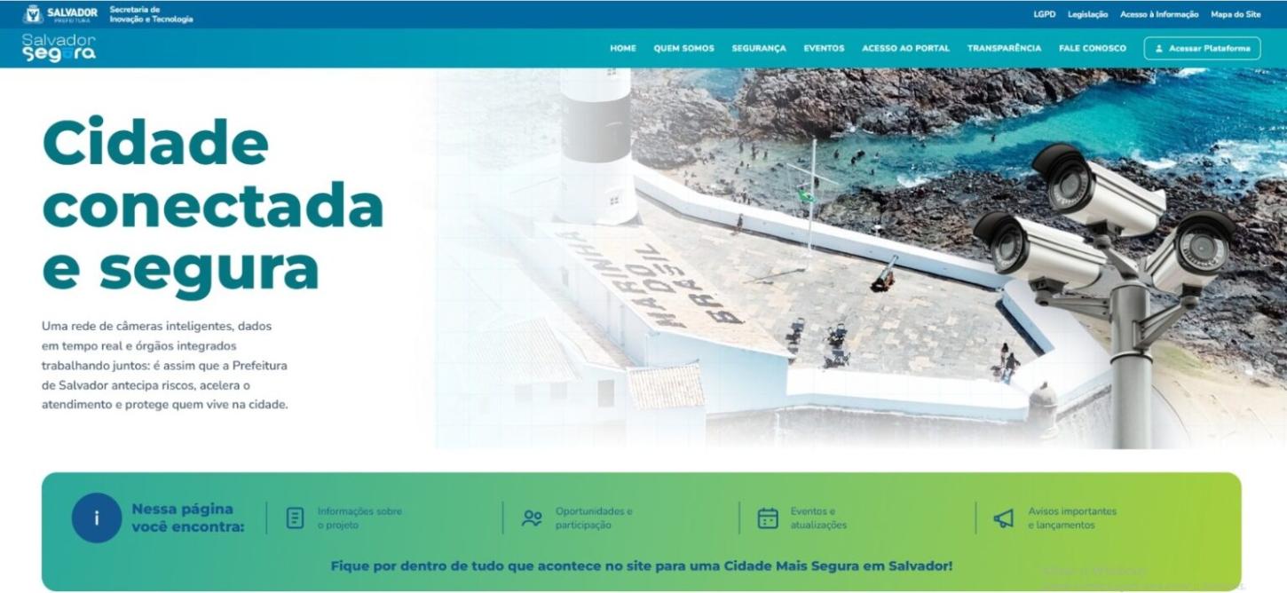 Prefeitura lança nesta terça-feira (25) site para chamamento do Salvador Segura