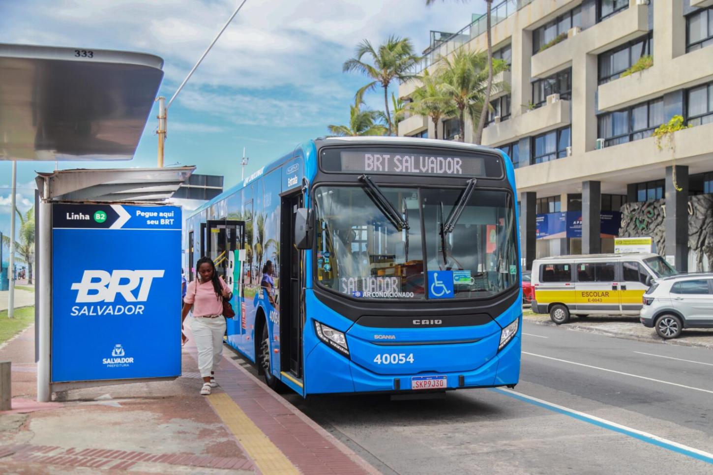 Prefeitura implanta nova linha no sistema BRT Salvador para conectar a Estação da Lapa a Patamares