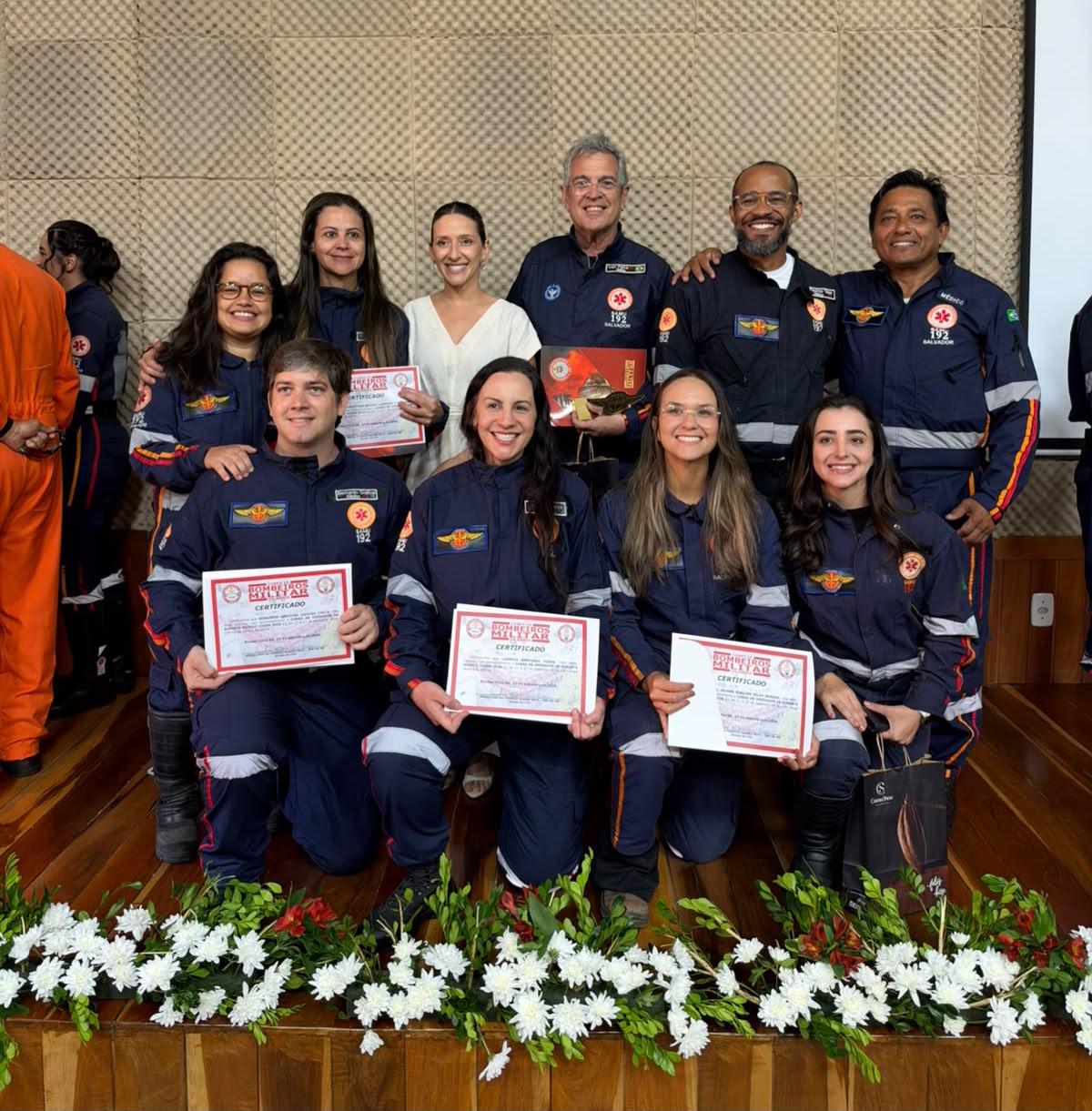 Samu Salvador e Hospital Municipal habilitam 21 profissionais para missões aeromédicas
