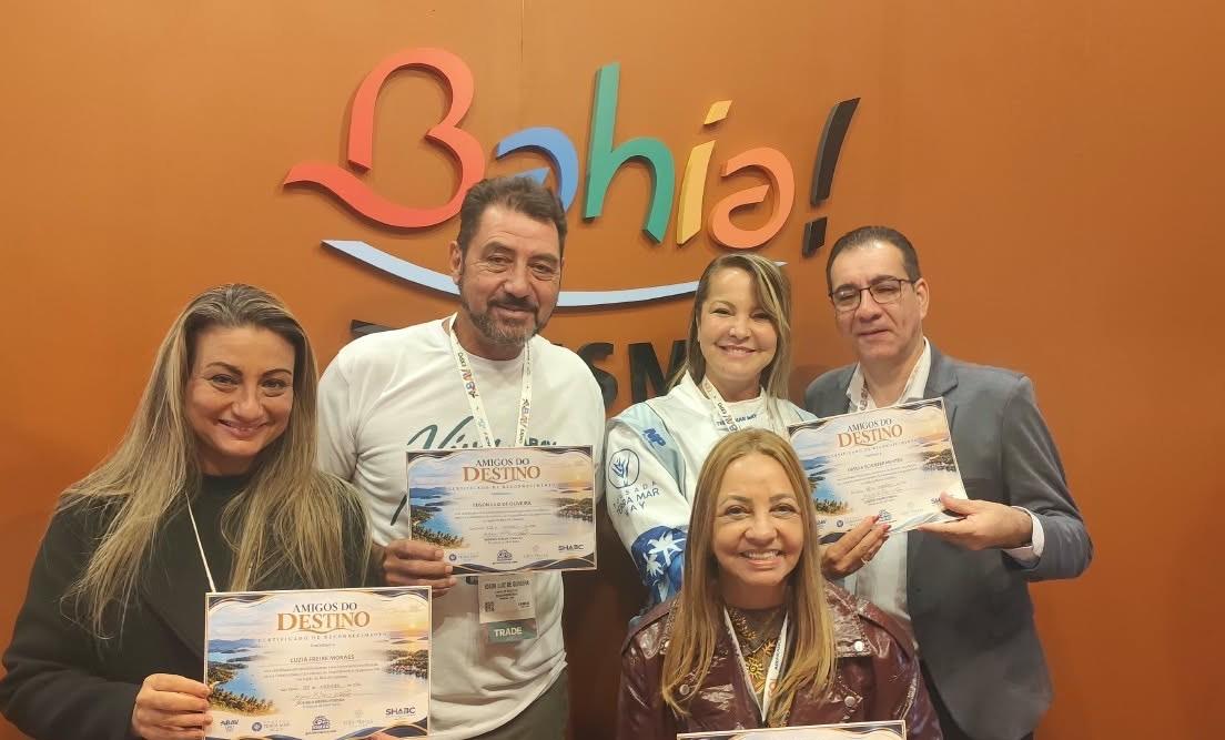 ABAV Bahia reconhece personalidades que fortalecem o turismo da Baía de Camamu durante a ABAV Expo 2026