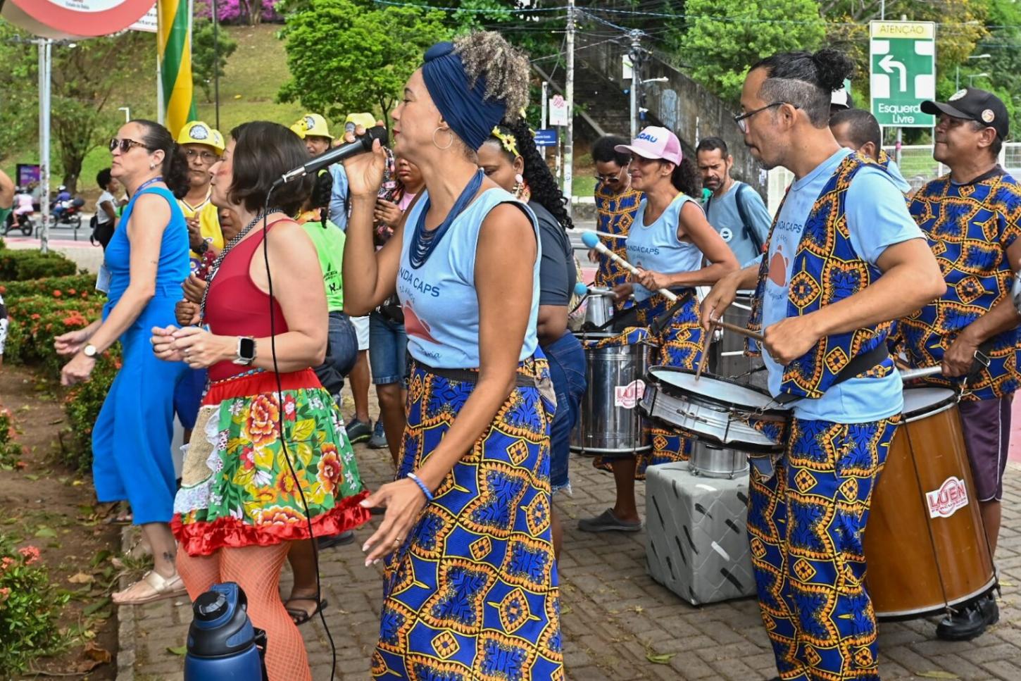 No Dique do Tororó, Banda CAPS destaca música como ferramenta de cuidado e saúde mental